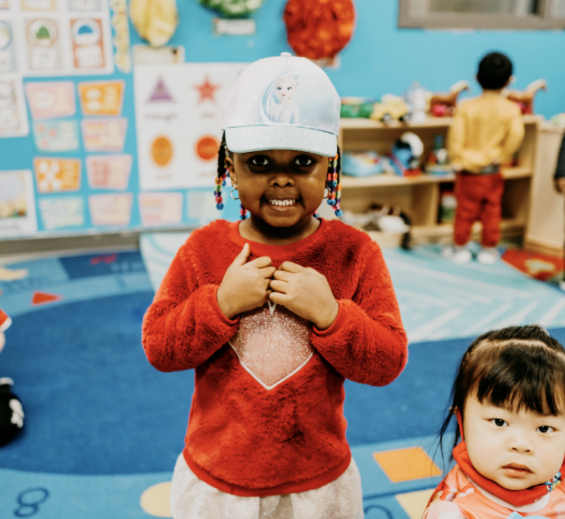 Photo of child smiling