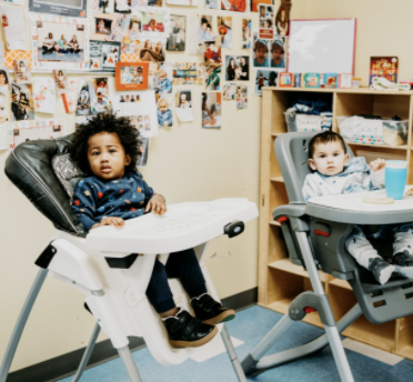Photo of children drawing